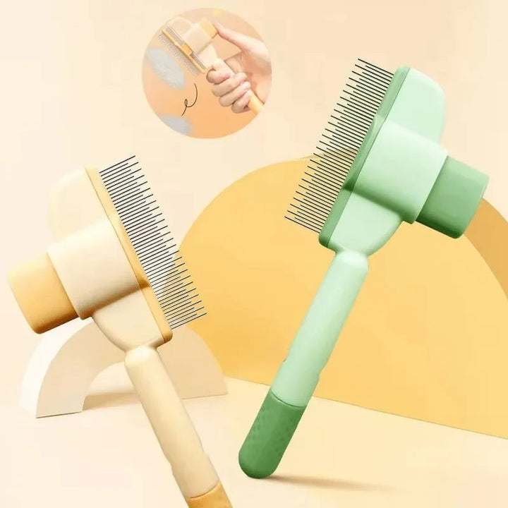 The Ultimate Solution for Pet Grooming: One-Click Self-Cleaning Pet Grooming Brush
